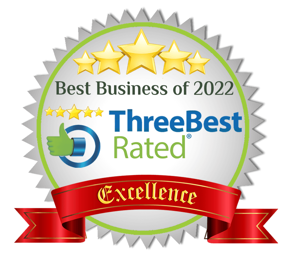 Three Best Rated Best Business of 2022 badge