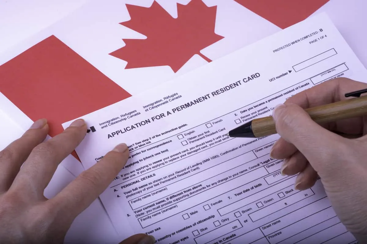 Canadian PR card