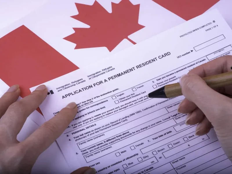 Canadian PR card